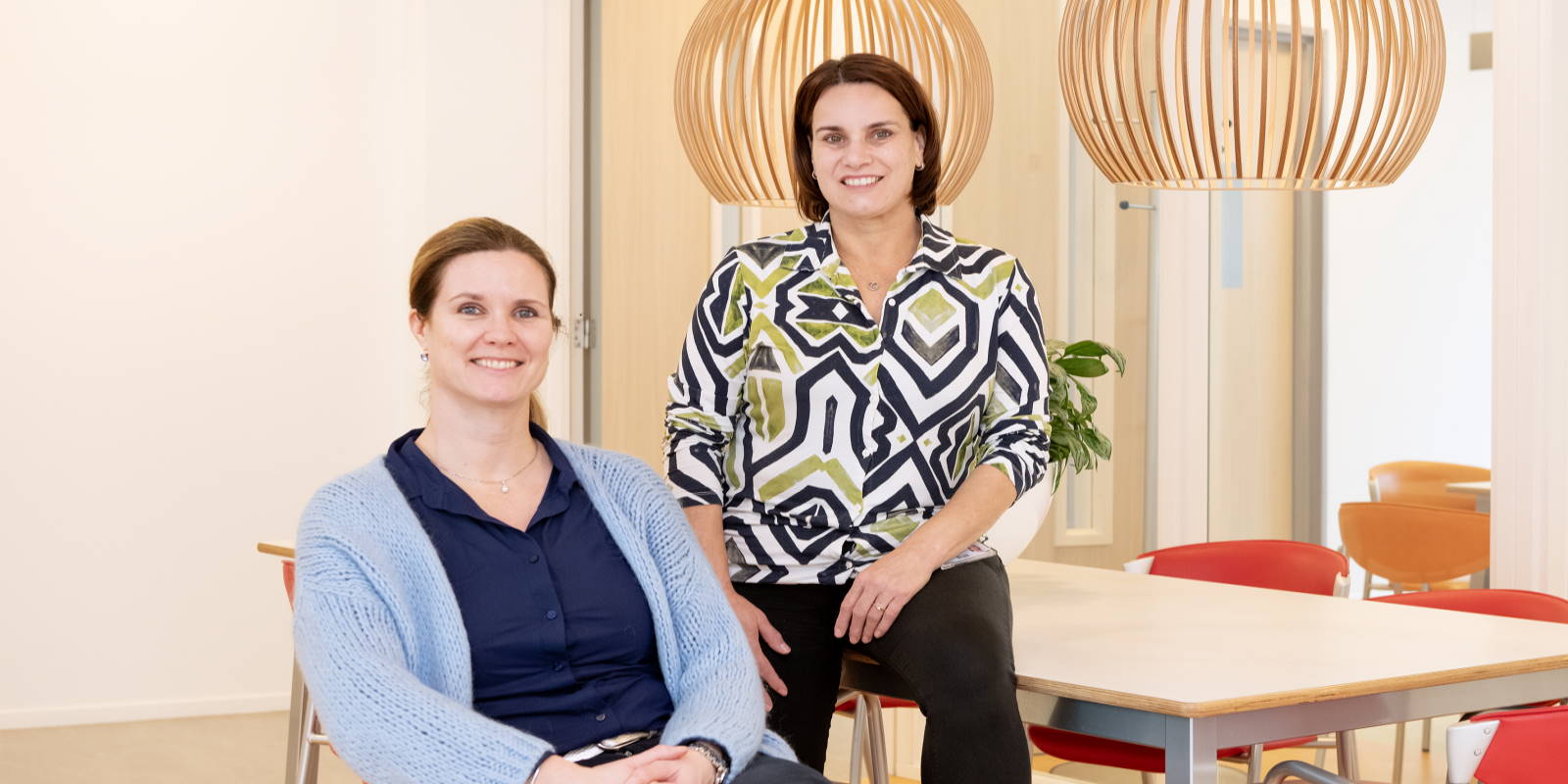 Annet Comou en Ingrid Willemen