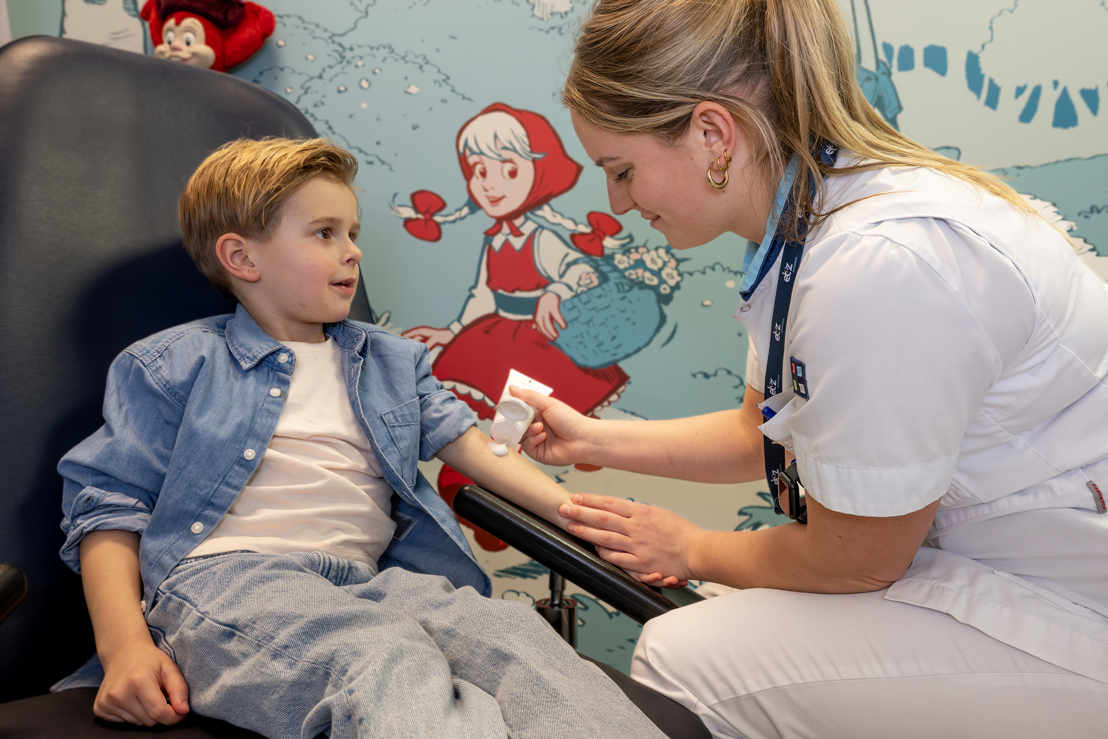 Pijnvrij bloedafname kind zalf