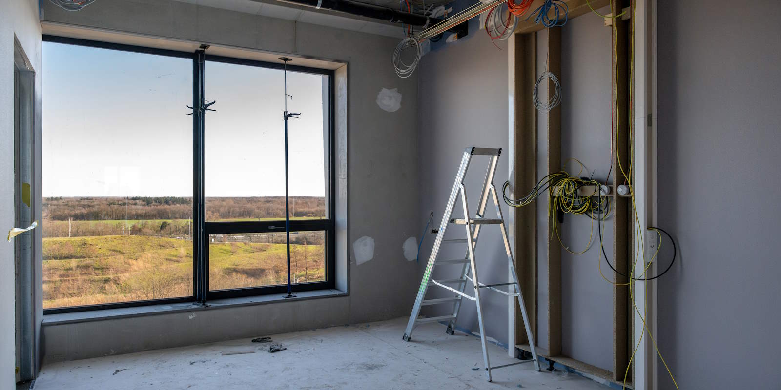 Patiëntenkamer verpleegafdeling.