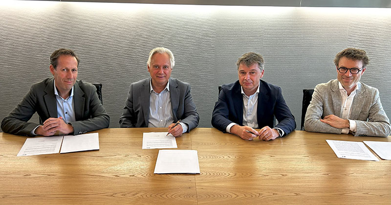 Ondertekening van het contract voor de tweede fase van de nieuwbouw op ETZ Elisabeth